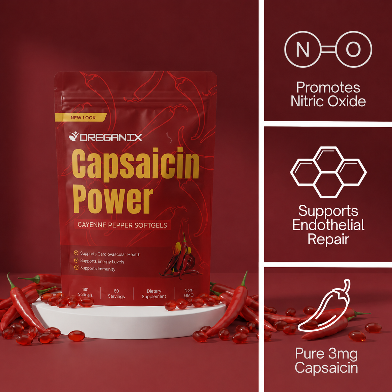 Oreganix™ Capsaicin Power - Cayenne Pepper Softgels