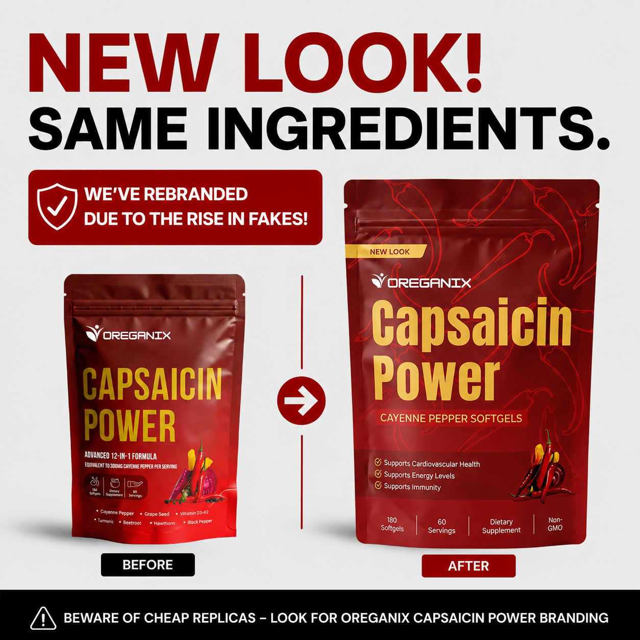 Oreganix™ Capsaicin Power - Cayenne Pepper Softgels