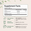 The Oreganix Vitamin D3 + K2 (MK-7) Softgels with Coconut MCT Oil