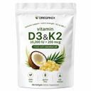 The Oreganix Vitamin D3 + K2 (MK-7) Softgels with Coconut MCT Oil
