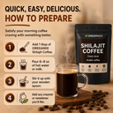 The Oreganix Shilajit Coffee – Instant Coffee with Himalayan Shilajit (30 Servings)