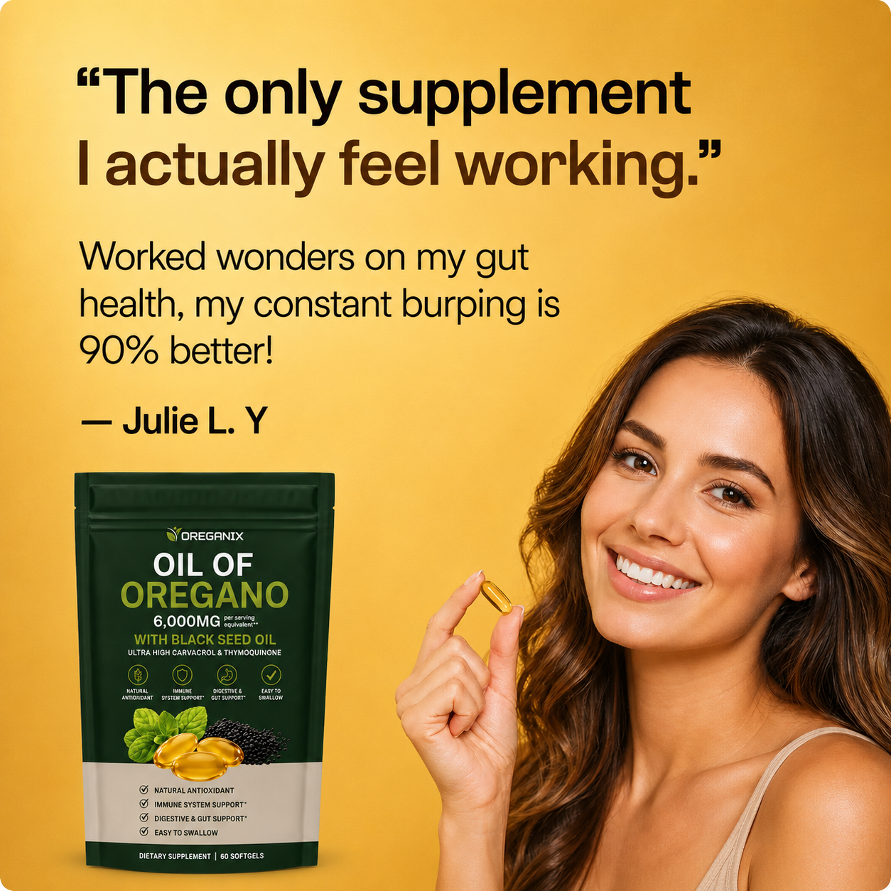 Oreganix™ Oil of Oregano Softgels