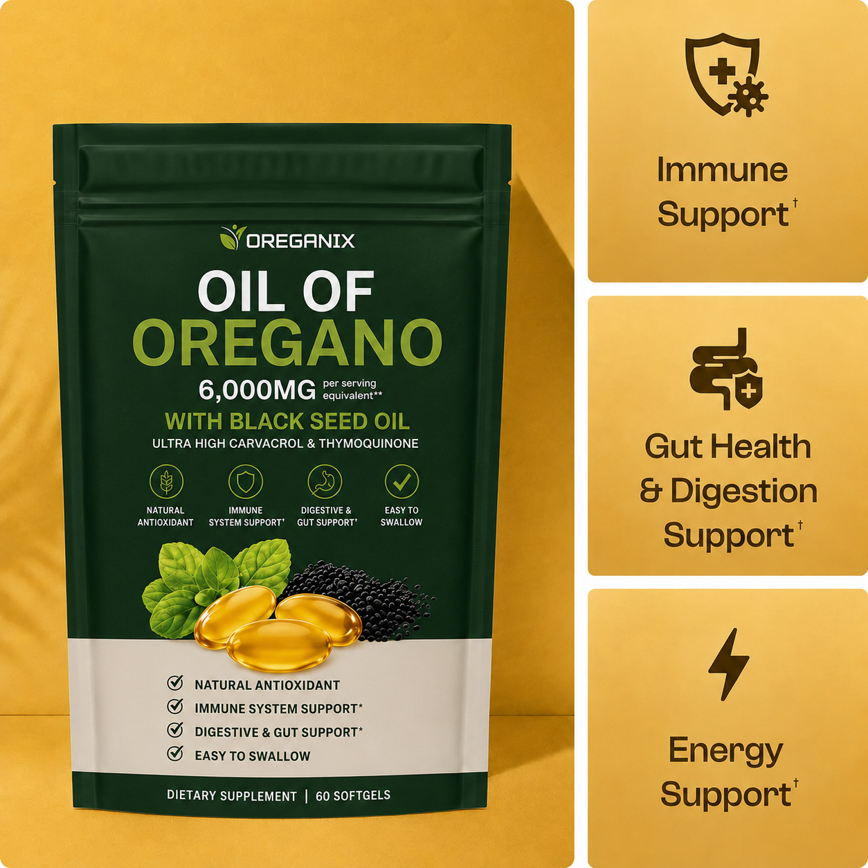 Oreganix™ Oil of Oregano Softgels