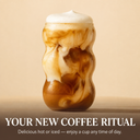 Iced shilajit coffee latte — delicious hot or iced, any time of day